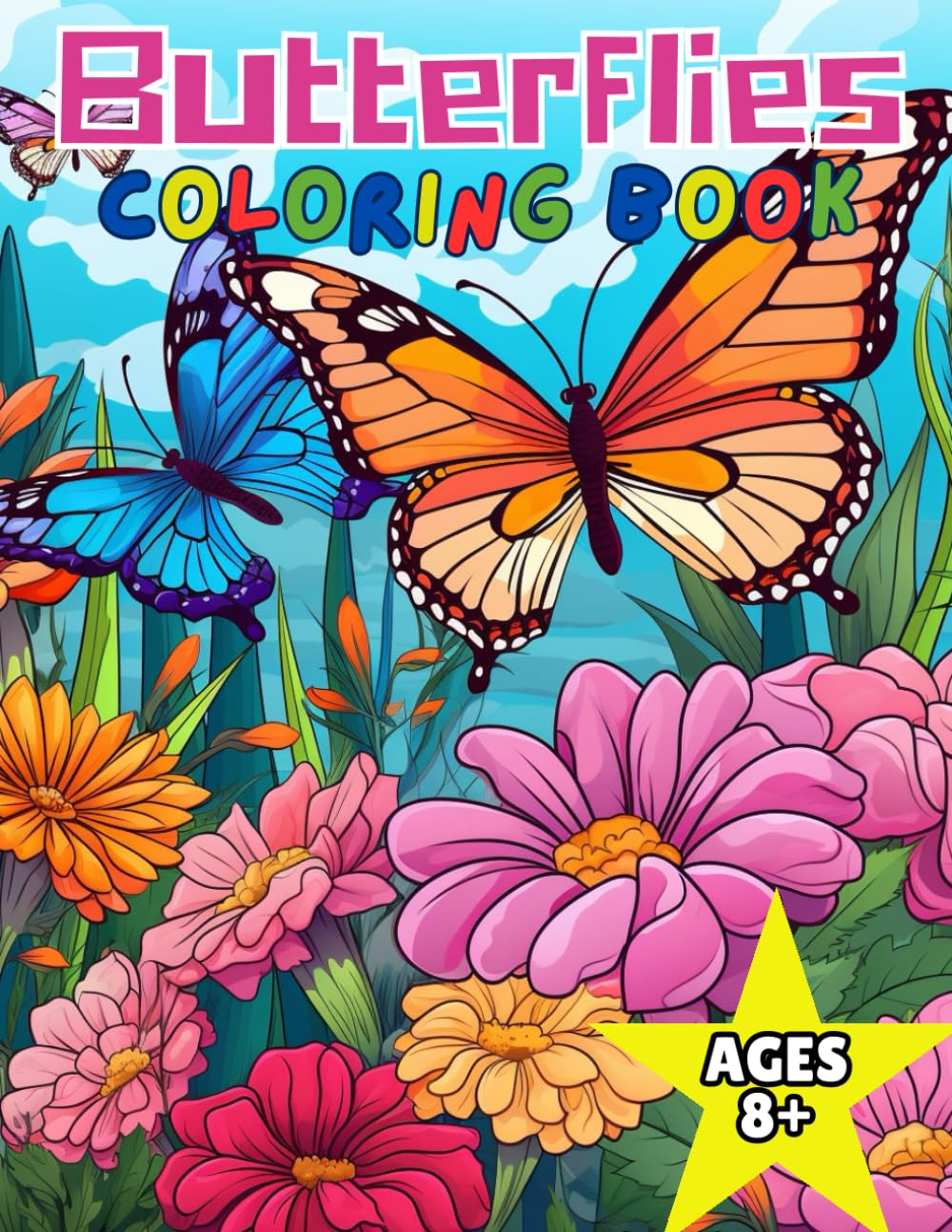 Butterflies Coloring Book